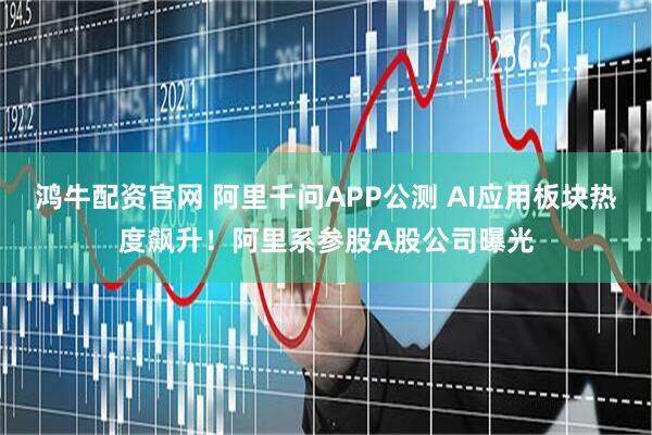 鸿牛配资官网 阿里千问APP公测 AI应用板块热度飙升！阿里系参股A股公司曝光